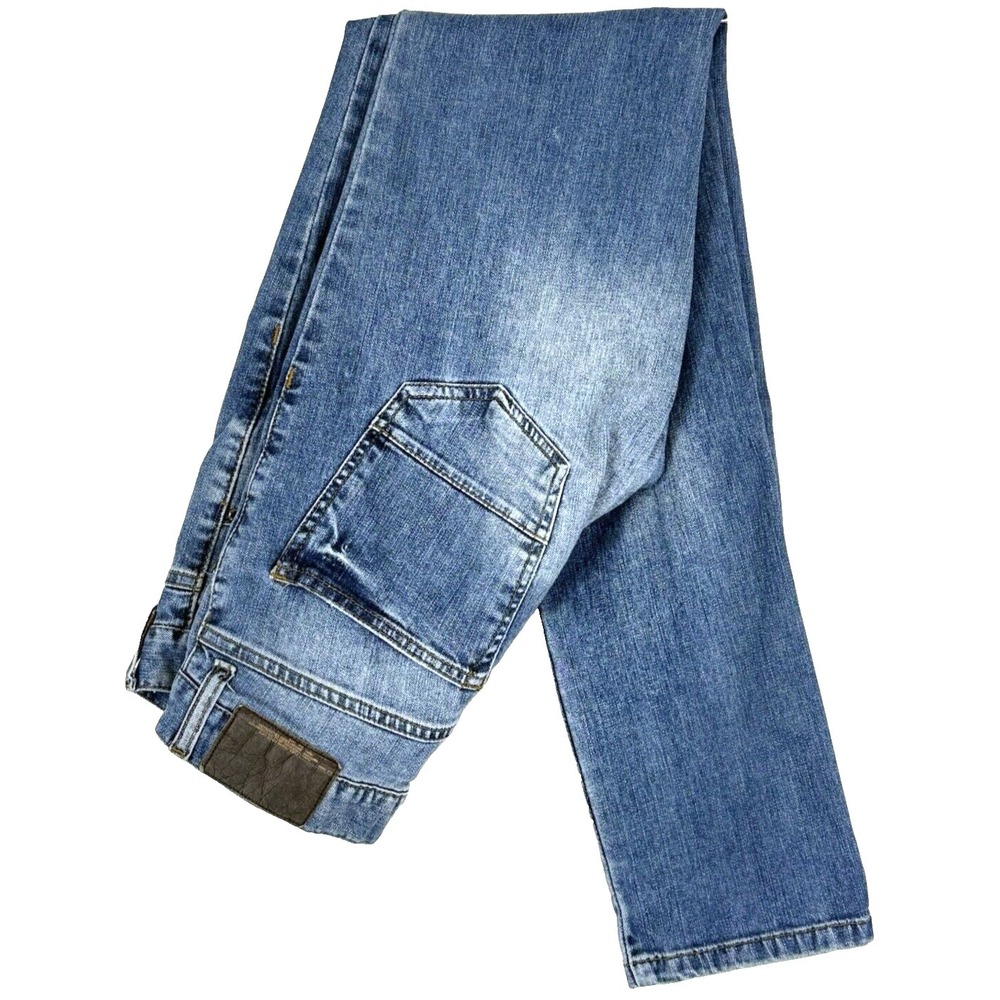 Zara Womens Size 30 Jeans Skinny Slim Low Rise Blue Medium Wash Y2K Classic